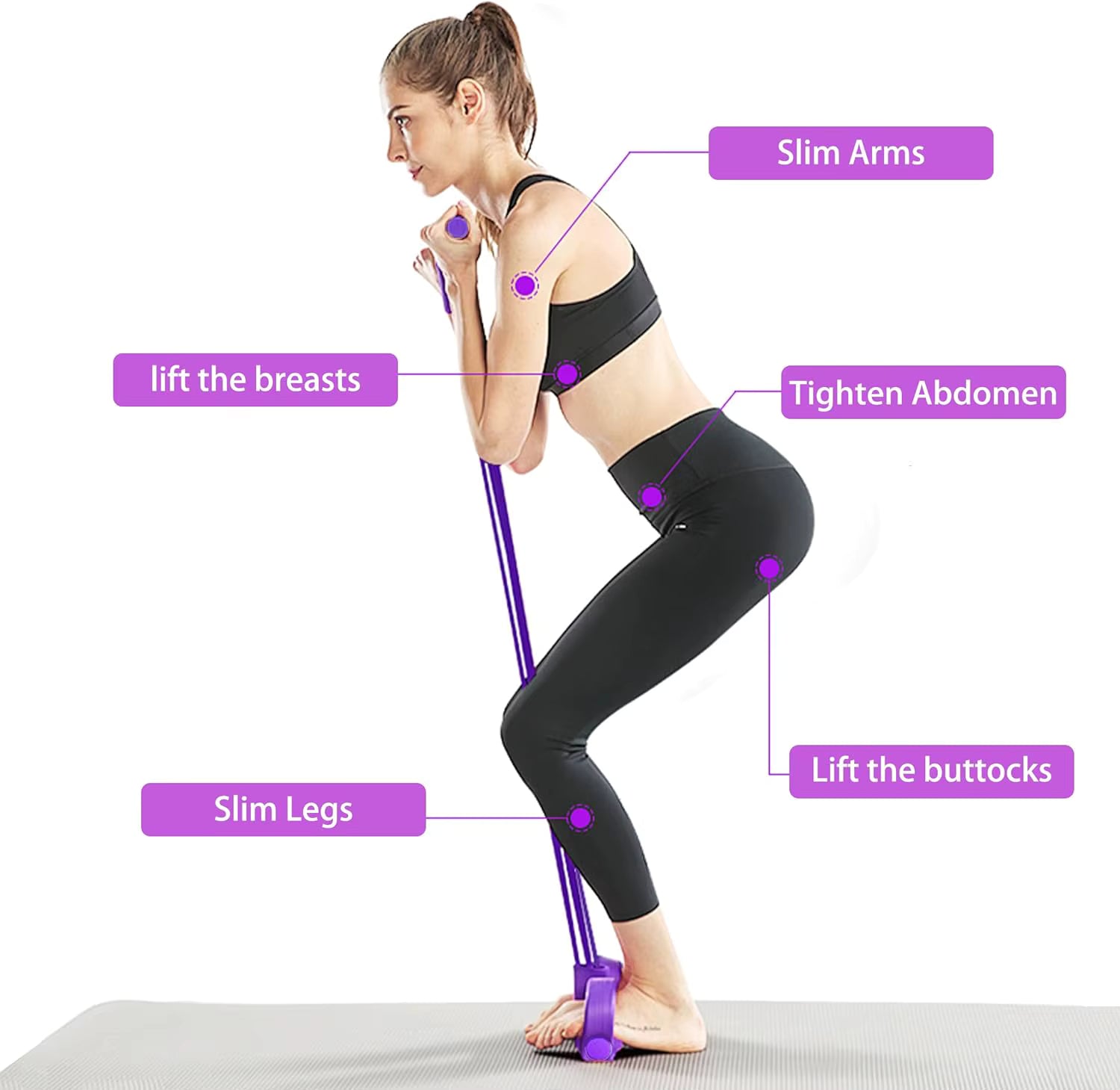 6-Tube Resistance Band Set